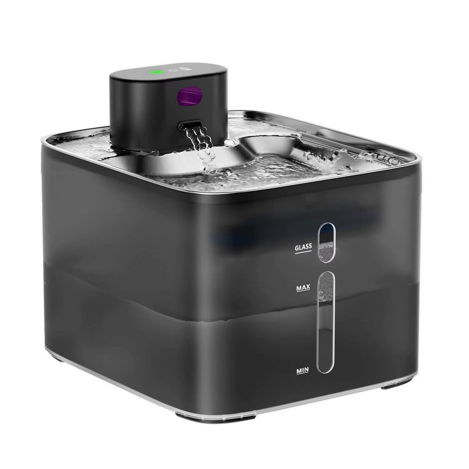 Automatic Stainless Steel Pet Fountain - Image 2