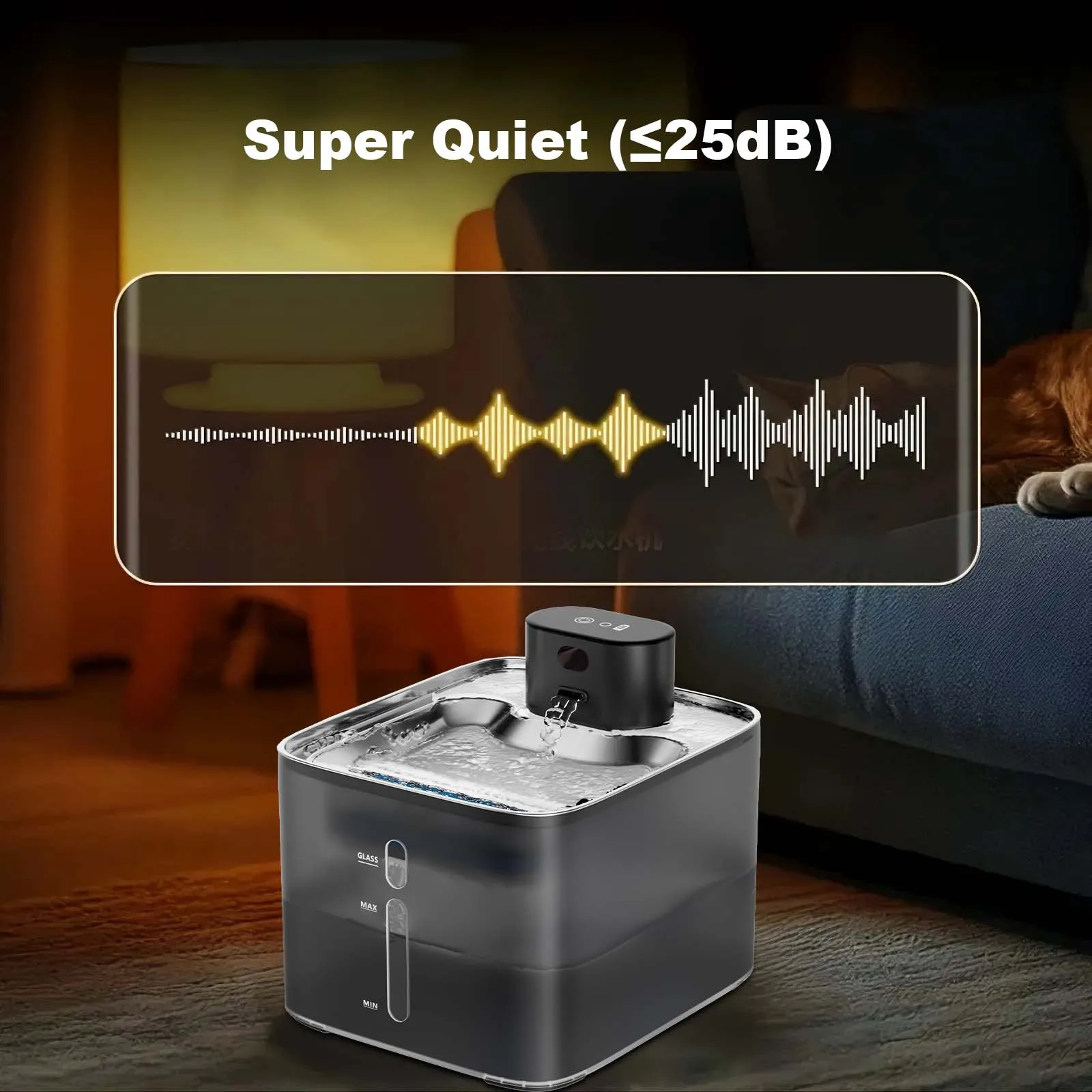 Automatic Stainless Steel Pet Fountain - Image 5