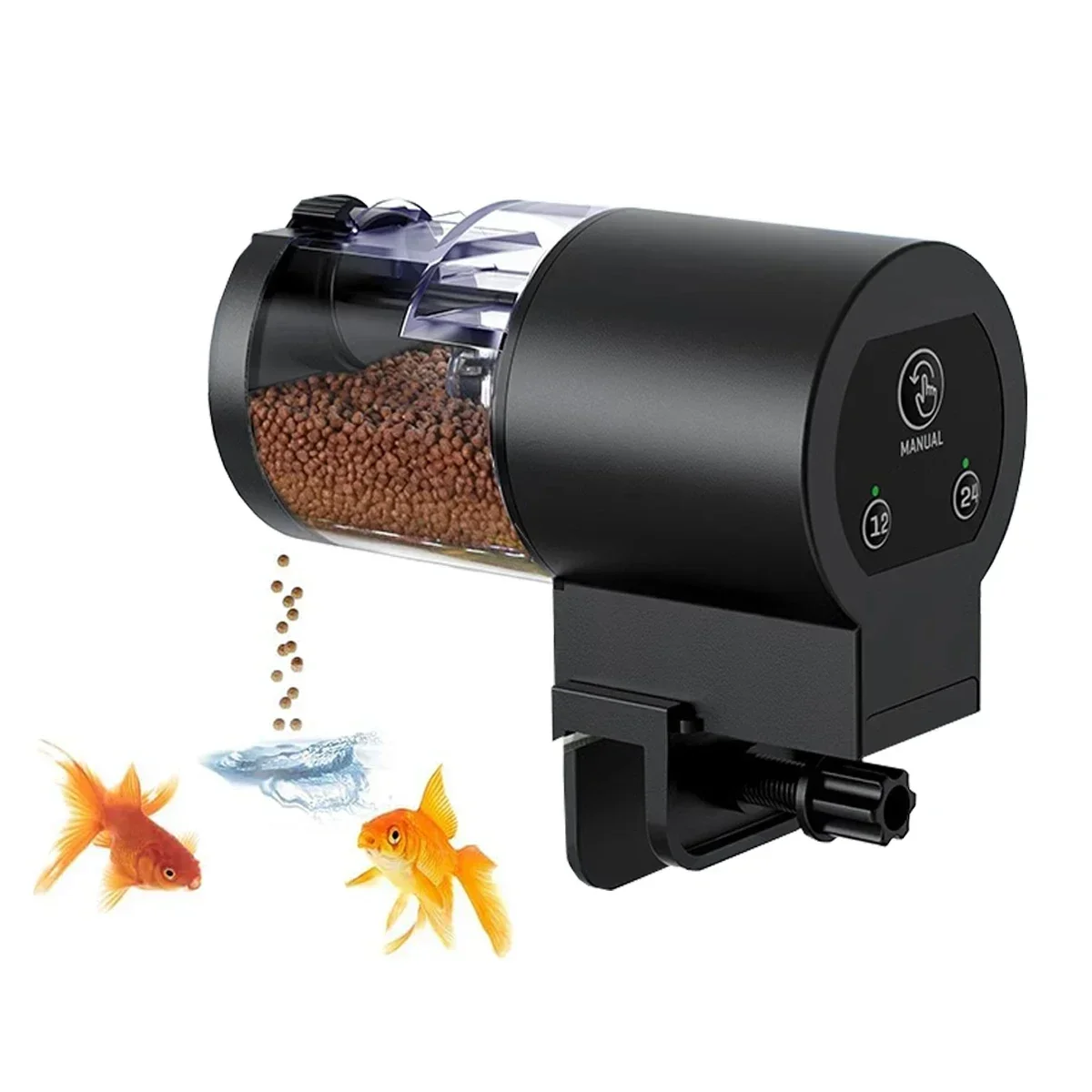 Automatic Fish Feeder for Aquarium,100Ml Capacity Auto Fish Feeders Easy to Set up with Battery - Image 2