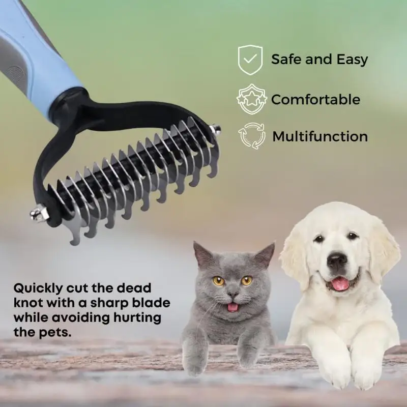 Pet Hair Removal Comb for Dogs & Cats - Image 5